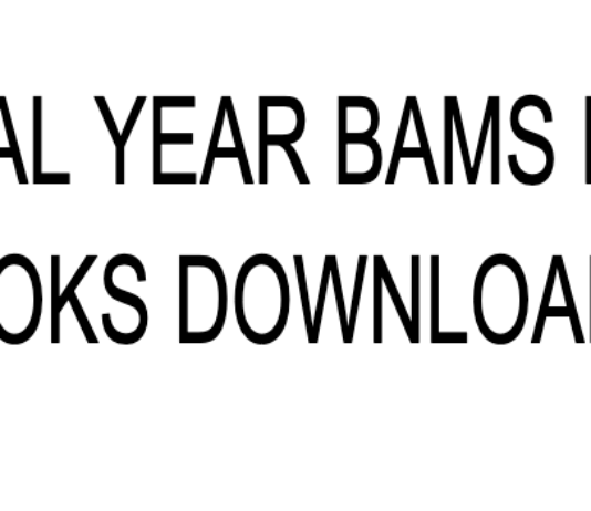 Final Year BAMS PDF BOOKS Download